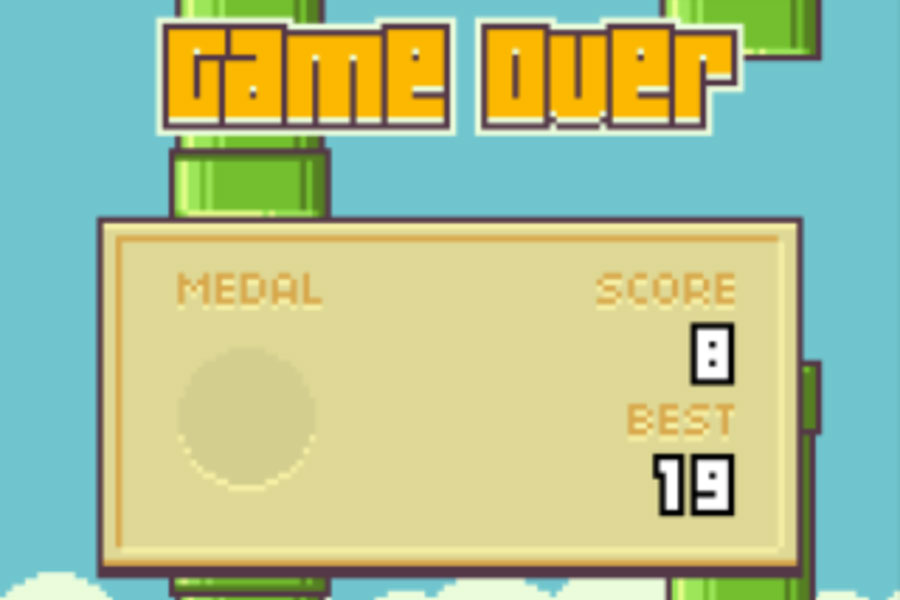 Flappy Bird Game Over | Poster