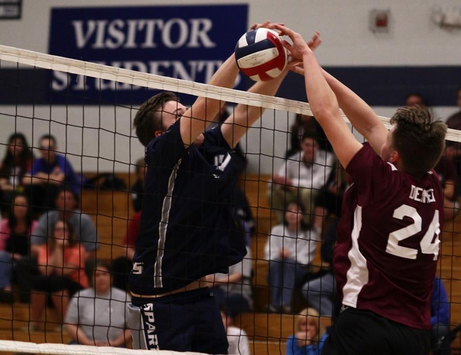 Boys Volleyball Fall against Spartans