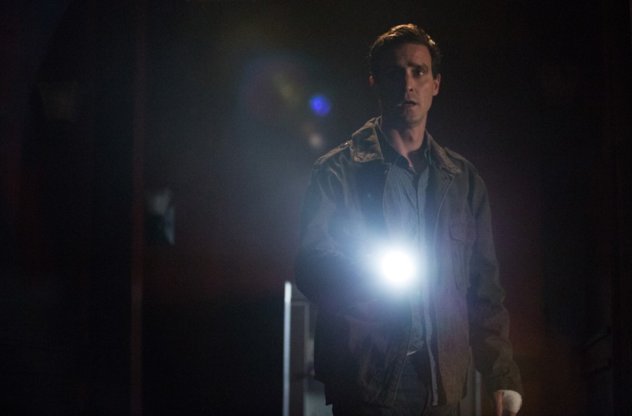 Ex Deputy So and So (played by James Ransone) investigates a church where a serial murder took place in Sinister 2