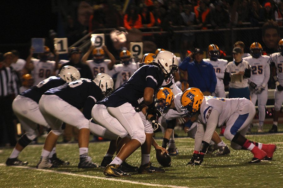 The Spartans against our biggest rivals, the Howell Knights on the night of October 7th.