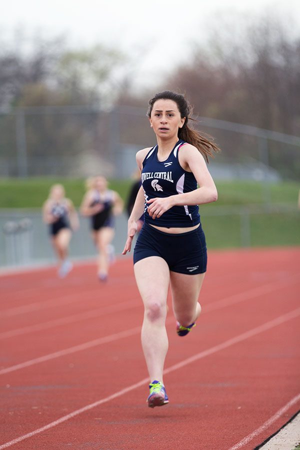 Talented track team at Troy