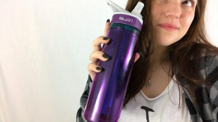 Always have to have a water bottle on me to keep me hydrated throughout the day.