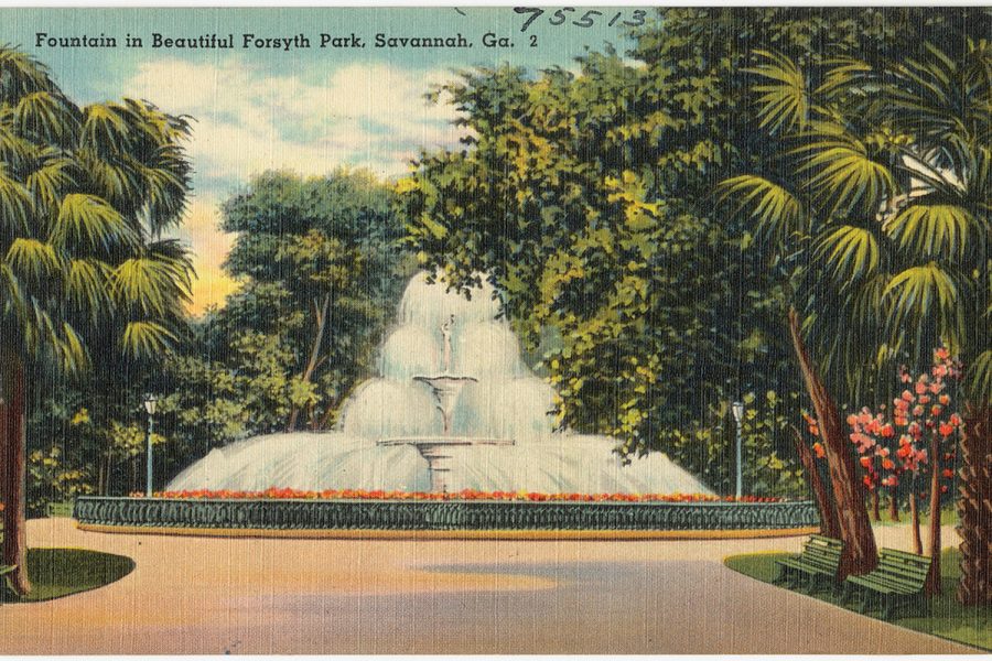 Forsyth+Park+Savannah%2C+GA.+Forsyth+Park+is+an+extremely+popular+places+for+locals+and+tourist+to+relax%2C+enjoy+history%2C+and+stroll+along+the+old+oak+trees.+