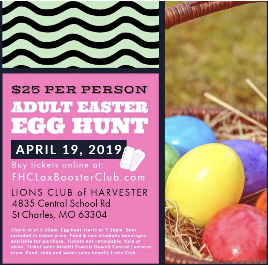 The+lacrosse+program+is+hosting+an+adult+Easter+egg+hunt+on+Good+Friday.+This+photo+was+tweeted+out+from+the+official+account+%28%40FHCLax%29+to+promote+the+event.