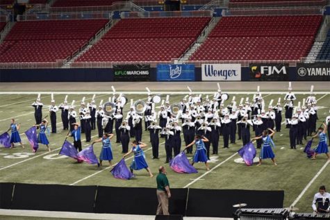 The Spartan Regiment performs at Bands of America on Friday, Oct.18.