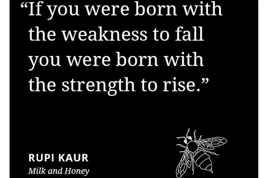 Rupi+Kaur+has+written+poetry+books+about+the+stages+of+love%2C+pain%2C+and+healing.+She+has+written+mant+books+but+her+most+well+known+are+Milk+and+Honey+and+The+Sun+and+Her+Flowers.