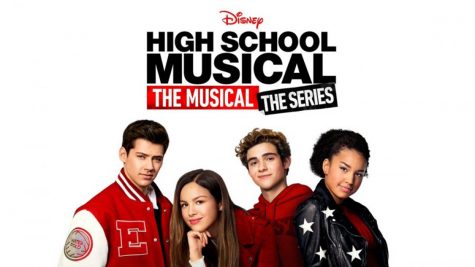 High School Musical the Musical the Series advertisement poster redying the audience for the Disney+ launch. This show is mostly targeted towards teenagers due to the subjects it covers.