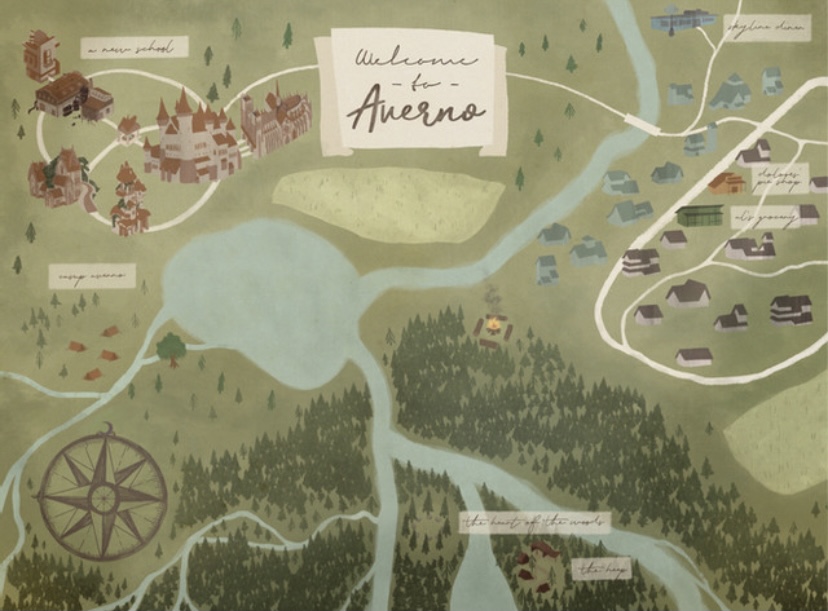 The Averno universe is set in a small Virginian town settled in the early 1700s by a highly religious family hoping to turn the town away from its supernatural past. The universe was created by Morgan Smith and has since expanded to include the works of many other young artists.