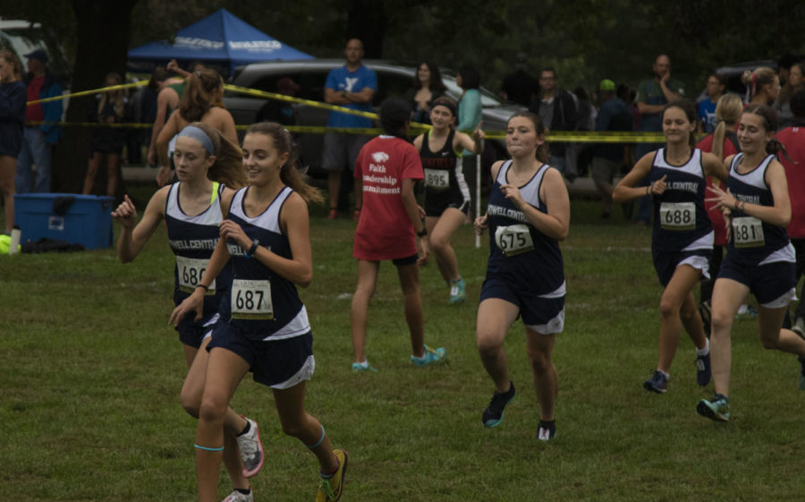 The team sprints a strider to raise their heart rates before their race.