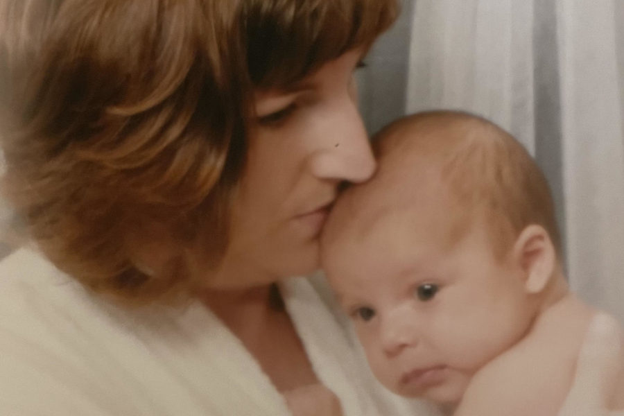 Reporter Clara Kilen as an infant being held by her mother, Julie Kilen, in 2004.