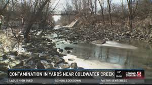News News News: Local news channel KSDK reported on the contamination issue occurring in Coldwater Creek.