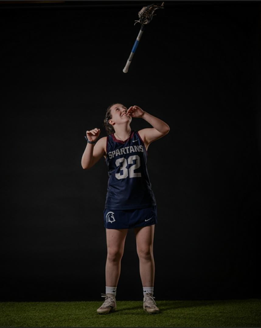 Sam+Dobbins+poses+fora+media+day+photo.+Dobbins+has+been+playing+lacrosse+since+their+freshman+year.+They+were+very+supported+when+they+came+out+as+non-binary.+A+lot+of+people+take+the+time+to+get+to+know+me+and+make+the+simple+change%2C+Dobbins+said.+