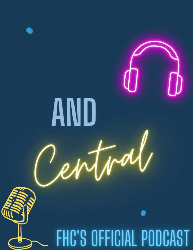 The new Front and Central Podcast logo, created by Ian Rashleigh.