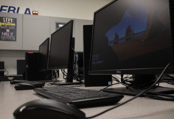 Mrs. Jennifer Wyss has had outdated Dell computers in her classroom for the past five years. In December, the new computers will replace the old ones.