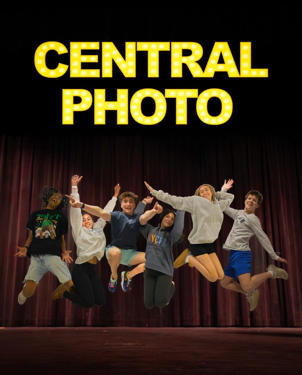 The iconic “High School Musical,” follows the highs and lows of two teenagers balancing their love life, school work, and friendships. Seniors Antonio Payton, Madison Barnes, Josh Stuhlman, Sophie Brennan, Morgan Lamb and sophomore Louis Troha jump together to recreate the main characters from the original poster.