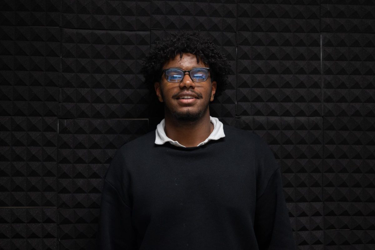 Senior Aymen Mohammed places value on taking care of his hair. He connects to it partly by the brands he chooses to use on his hair.