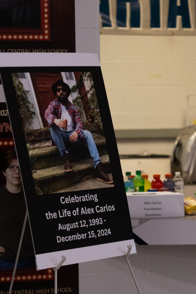 This specific volleyball game was important since it's a fundraiser for a student who once attended Central, Alex Carlos. During the game on April. 21. They took a moment to recognize Carlos. 