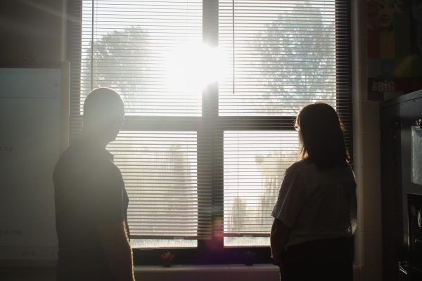 McCoy and Moore look out toward the sunrise, a glance towards their respective future pathways. While the future holds different outcomes for each of them, we wish them all the best as they exit FHC this summer.